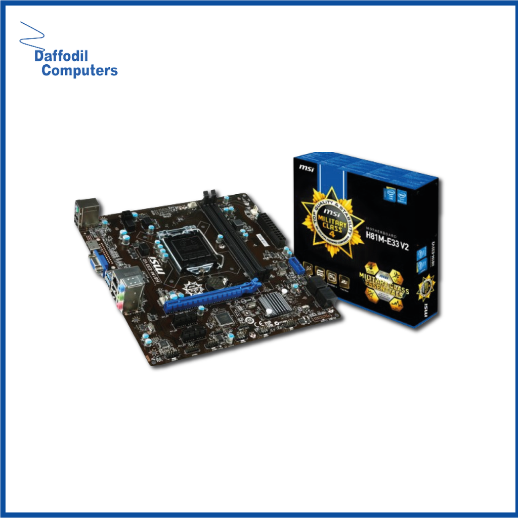 MSI Mother Board LGA 1150 H81m Chipset