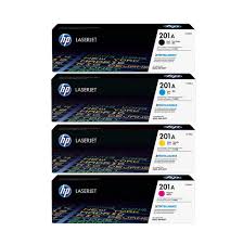 HP 201A Black Original LaserJet Toner Cartridge (Bundle With Full Set)